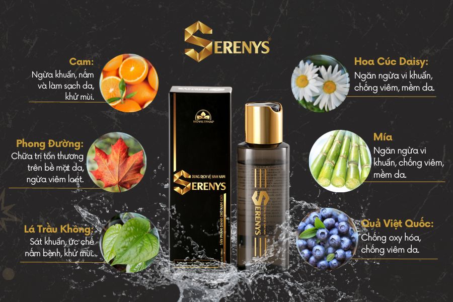 thành phần của dung dịch vệ sinh nam serenys classic