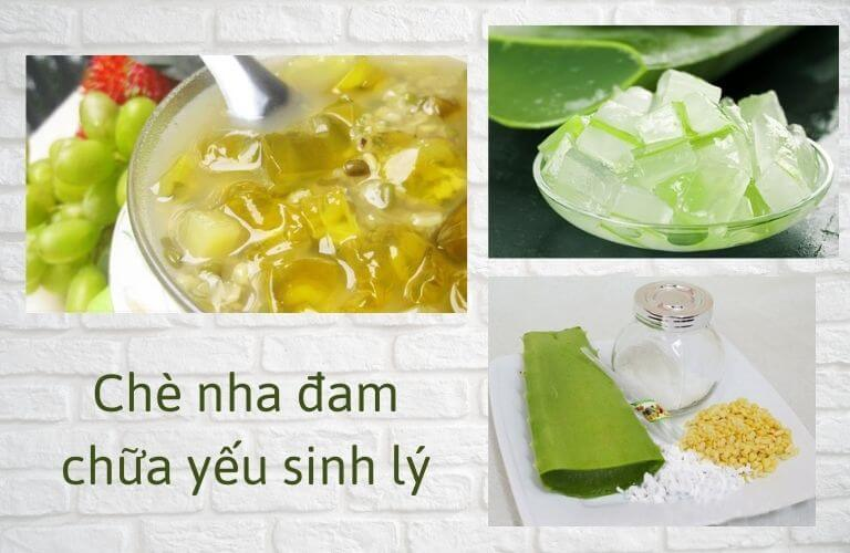 Chè nha đam đậu xanh chữa yếu sinh lý rất tốt